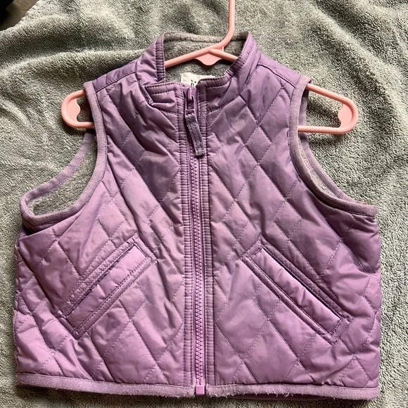 Infant Quilted Purple Vest - Picture 1 of 3
